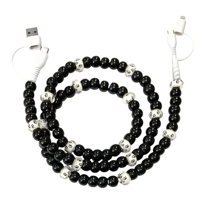 Beaded Phone Charger • Dog Paws