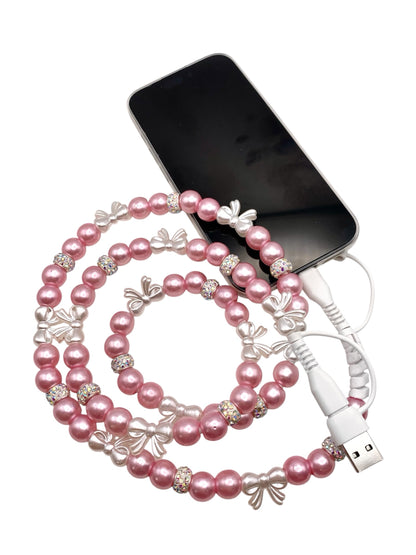 Beaded Phone Charger • Angel Kisses