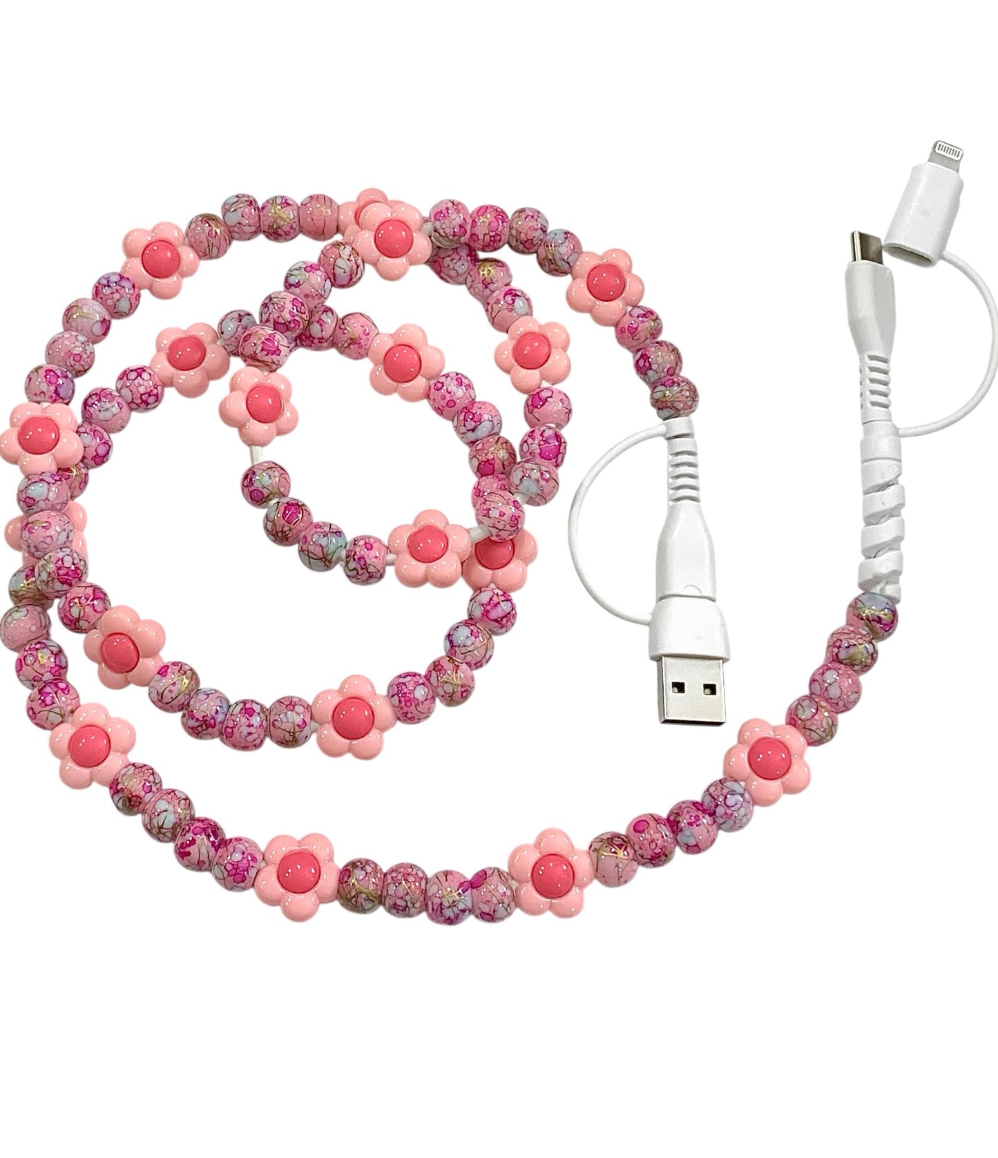 Beaded Phone Charger • Darling Daisy's