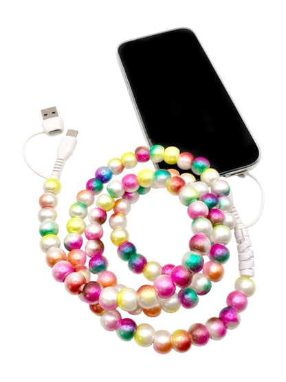 Beaded Phone Charger • Clowning Around