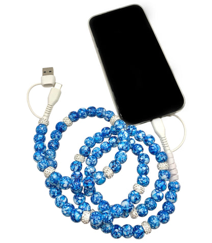 Beaded Phone Charger • Cloud 9