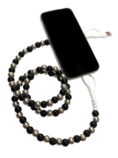 Beaded Phone Charger • Eclipse