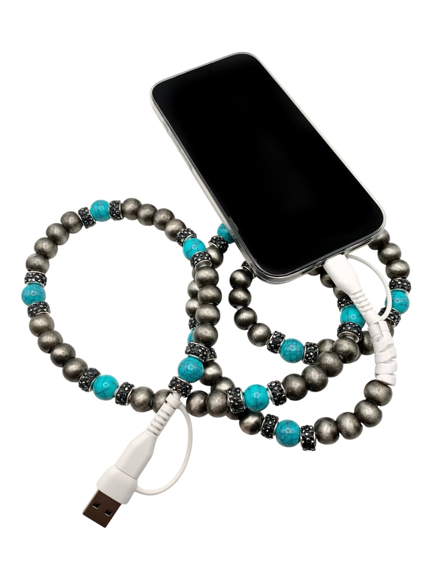 Beaded Phone Charger • Honky Tonk