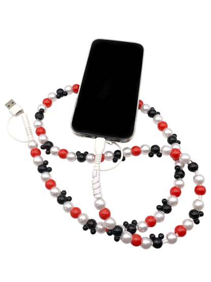Beaded Phone Charger • Mouse Magic