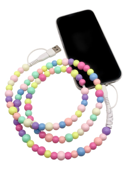 Beaded Phone Charger • Funfetti