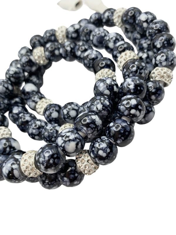 Beaded Phone Charger • Midnight Twinkle