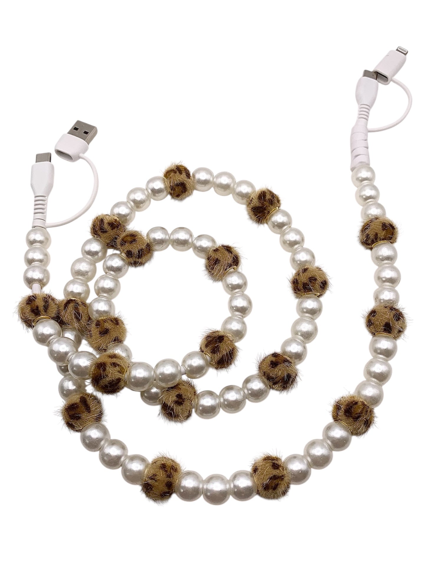 Beaded Phone Charger • Cheetahlicious