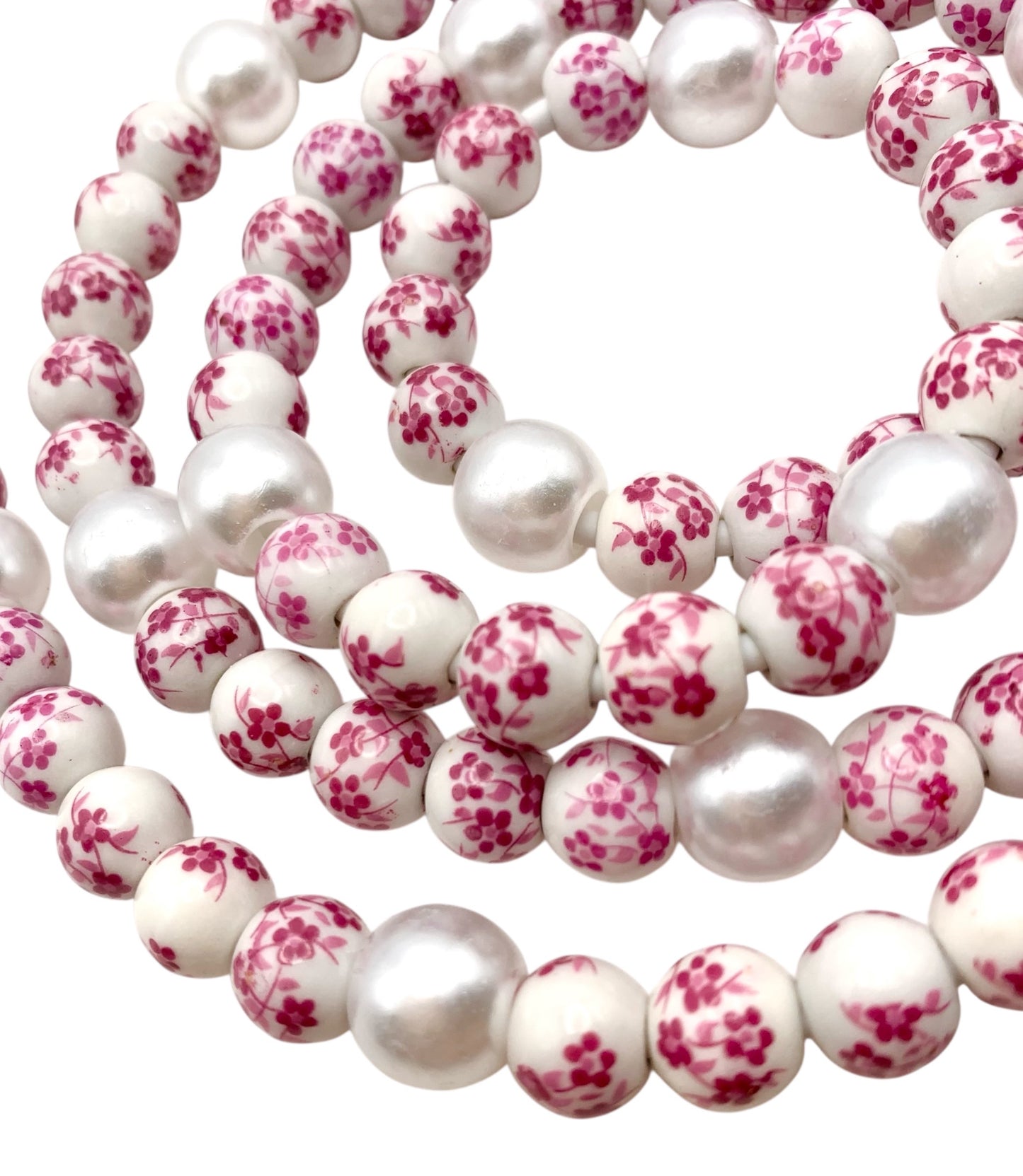 Beaded Phone Charger • Rosey Petals