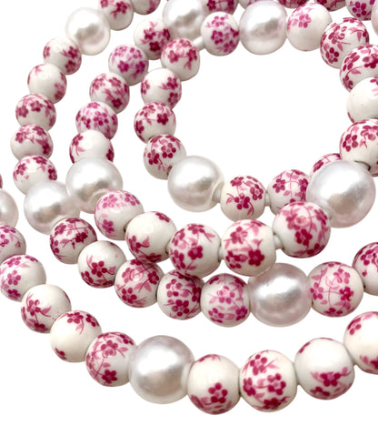 Beaded Phone Charger • Rosey Petals