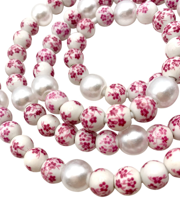 Beaded Phone Charger • Rosey Petals