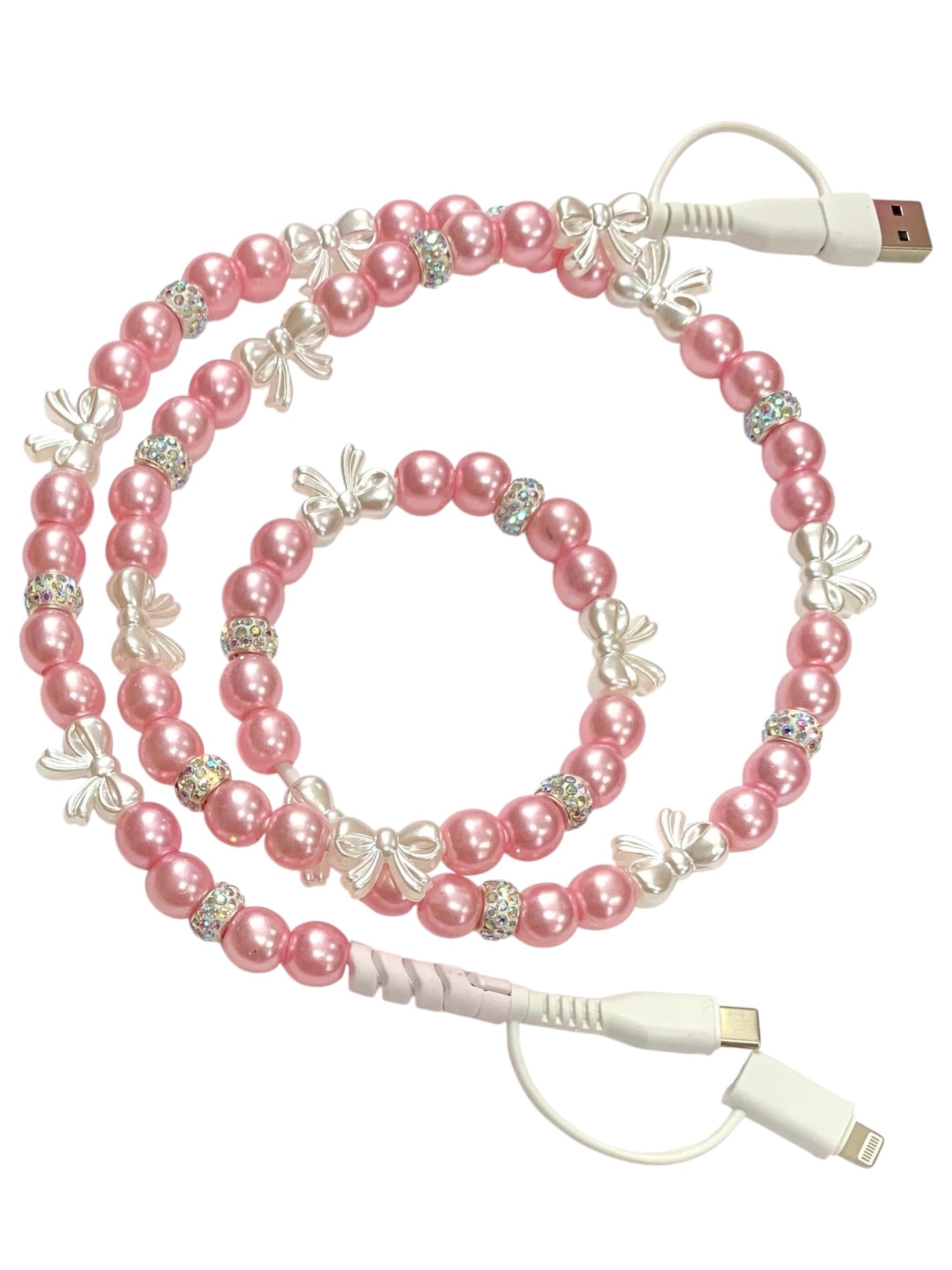 Beaded Phone Charger • Angel Kisses