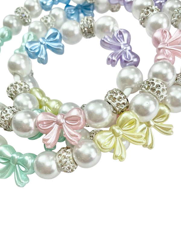 Beaded Phone Charger • Rhinestone Pastel Dreams