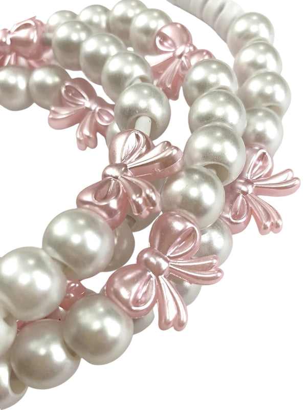 Beaded Phone Charger • Darling Pink Bows