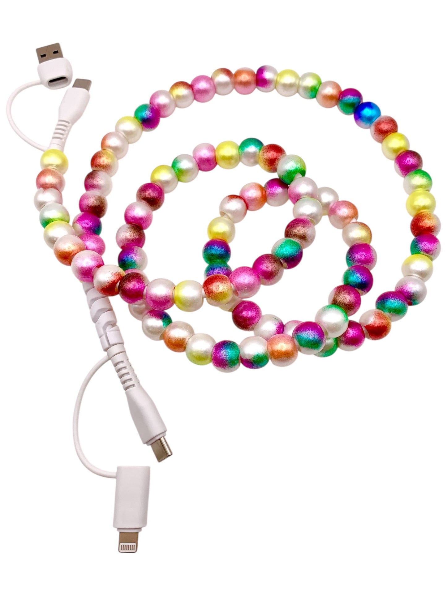 Beaded Phone Charger • Clowning Around