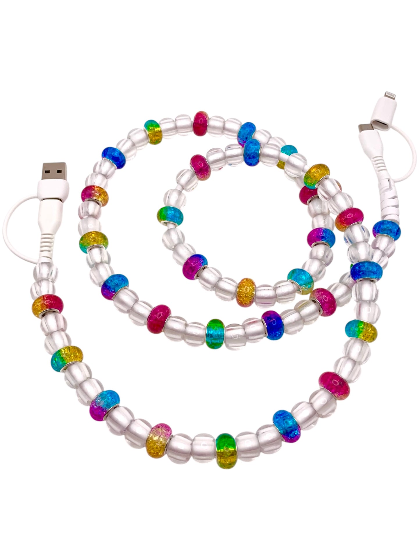 Beaded Phone Charger • Tutti Frutti