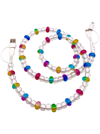 Beaded Phone Charger • Tutti Frutti