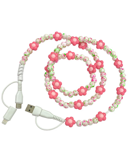 Beaded Phone Charger • Oopsie Daisy