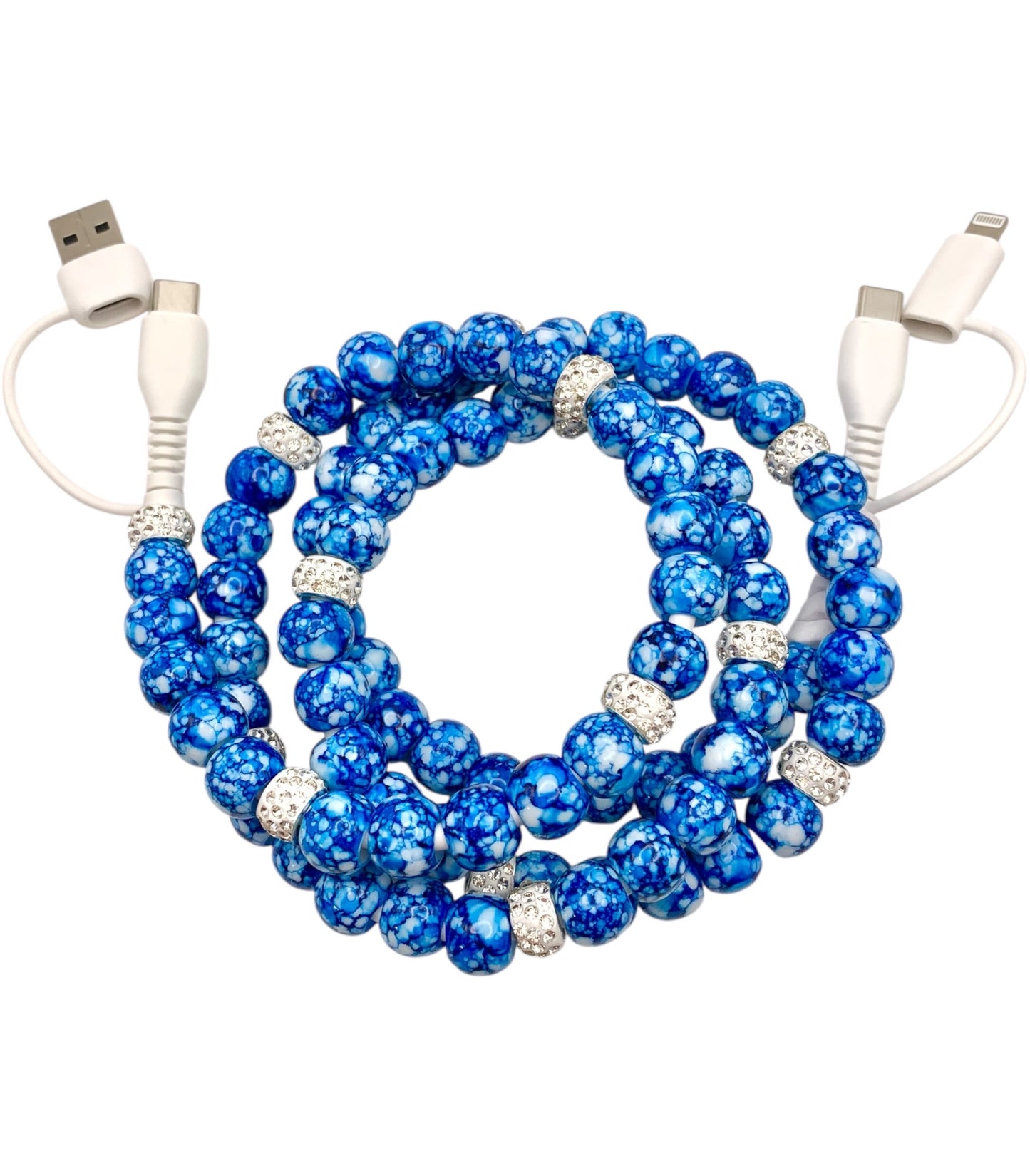 Beaded Phone Charger • Cloud 9