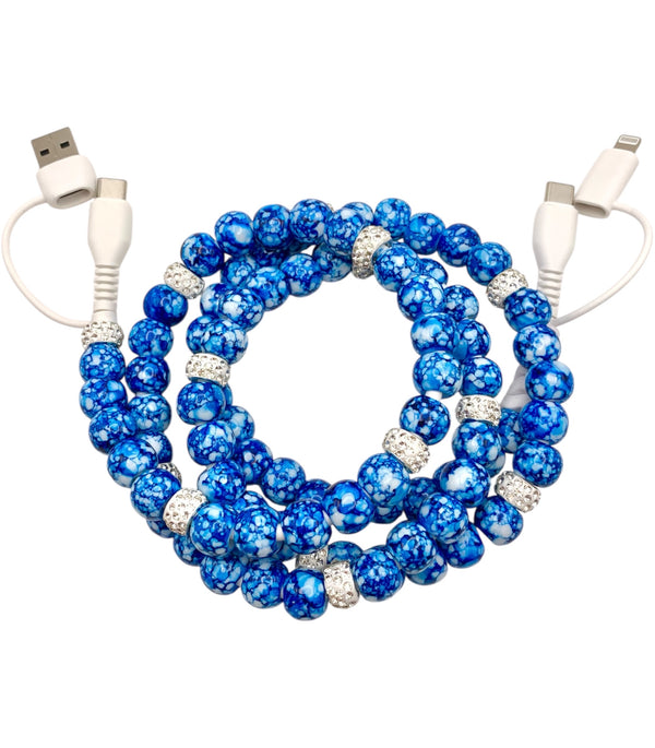 Beaded Phone Charger • Cloud 9