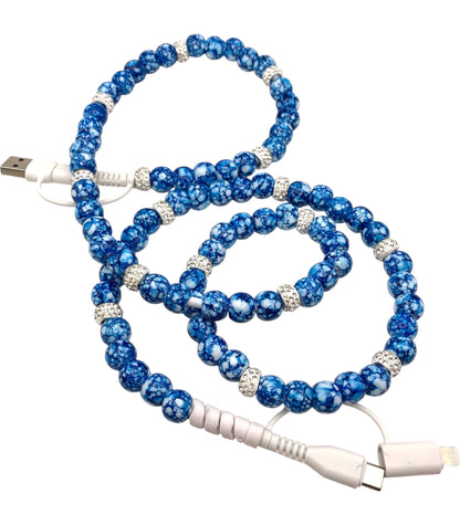 Beaded Phone Charger • Cloud 9