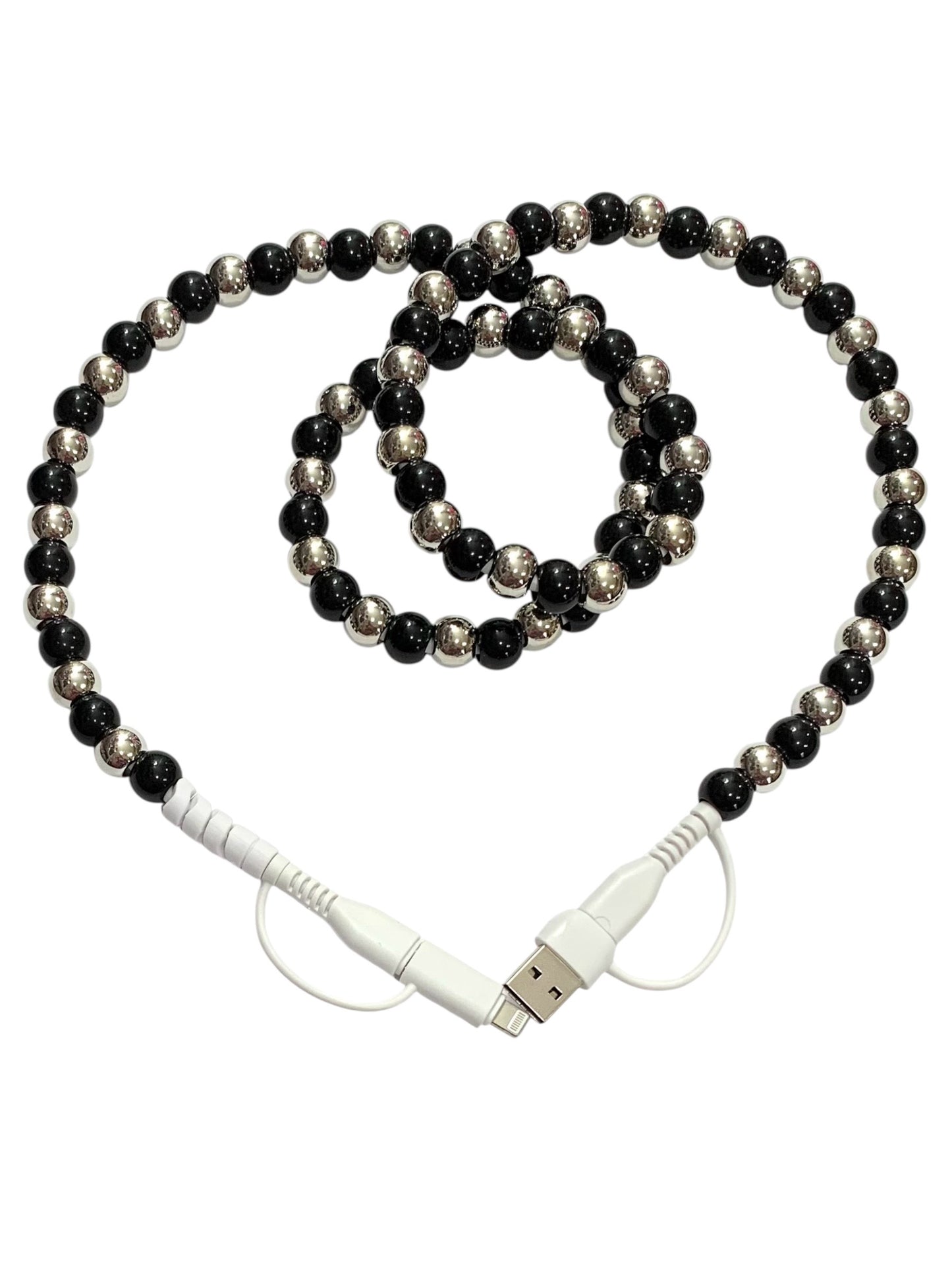 Beaded Phone Charger • Eclipse