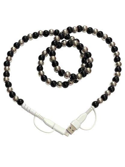 Beaded Phone Charger • Eclipse