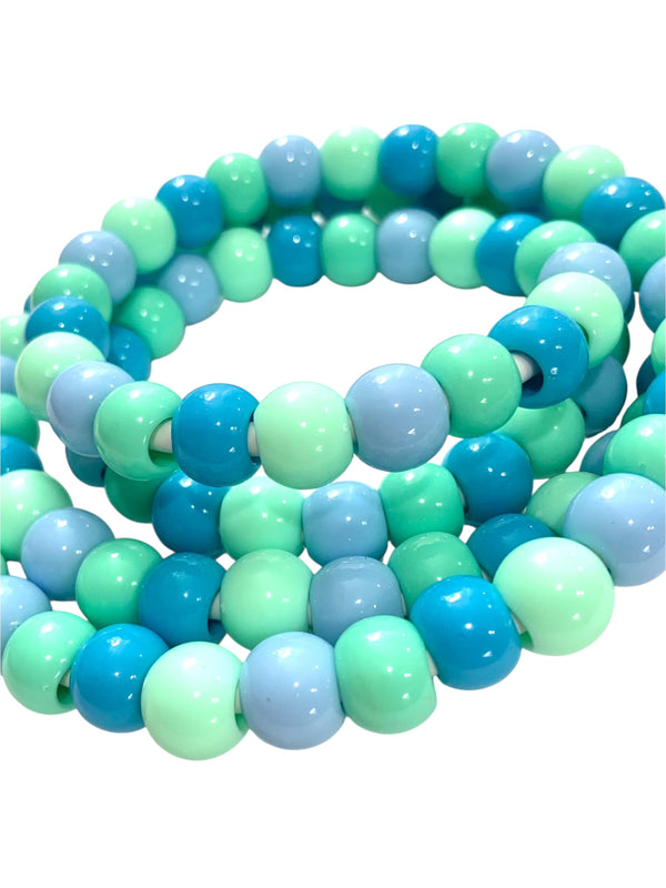 Beaded Phone Charger • Sea Breeze