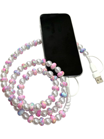 Beaded Phone Charger • Sweet Dreams