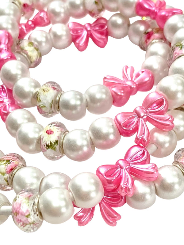 Beaded Phone Charger • Pretty In Pink