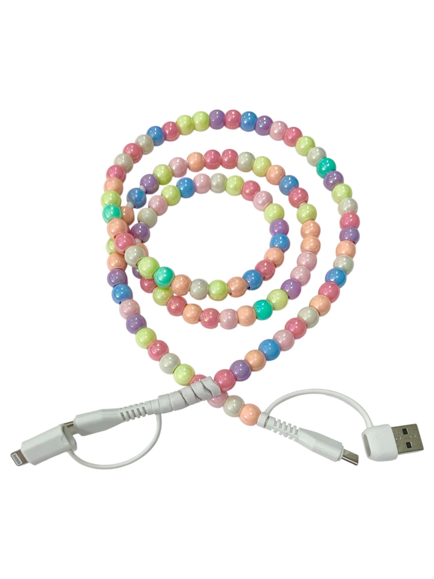 Beaded Phone Charger • Candy Kisses