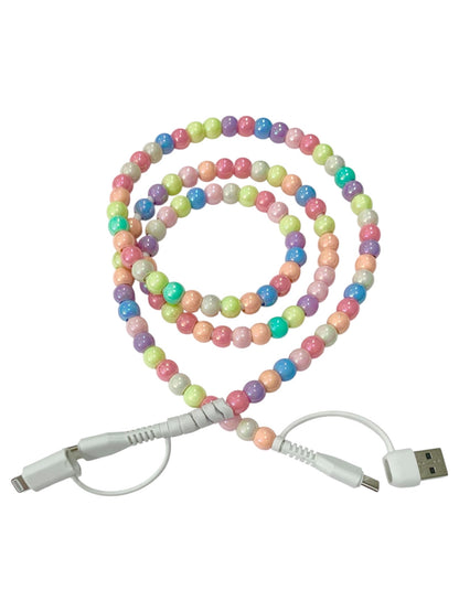 Beaded Phone Charger • Candy Kisses