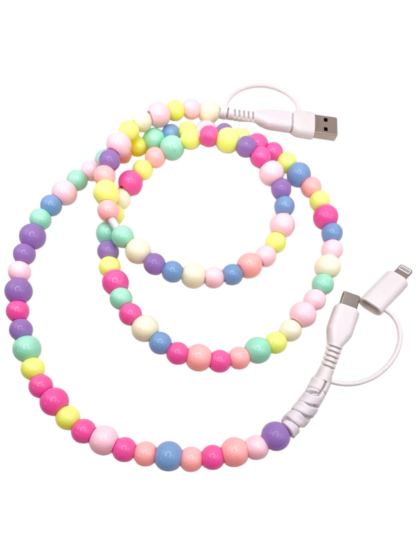 Beaded Phone Charger • Funfetti