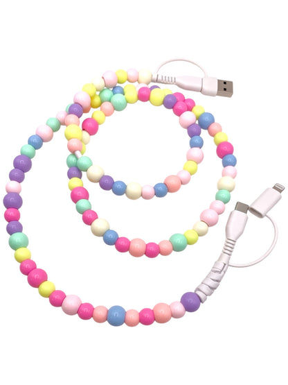 Beaded Phone Charger • Funfetti