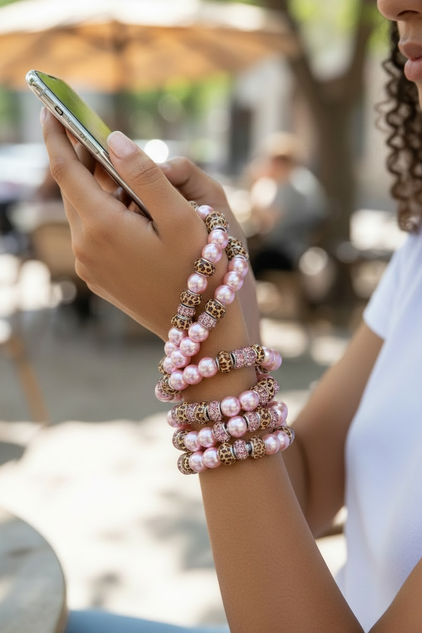 Beaded Phone Charger • Drama Queen