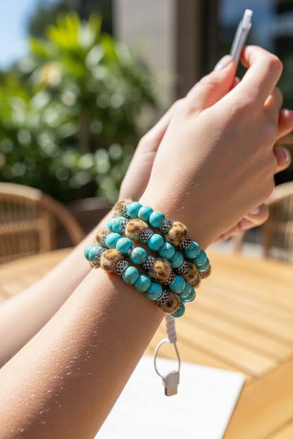 Beaded Phone Charger • So Chic