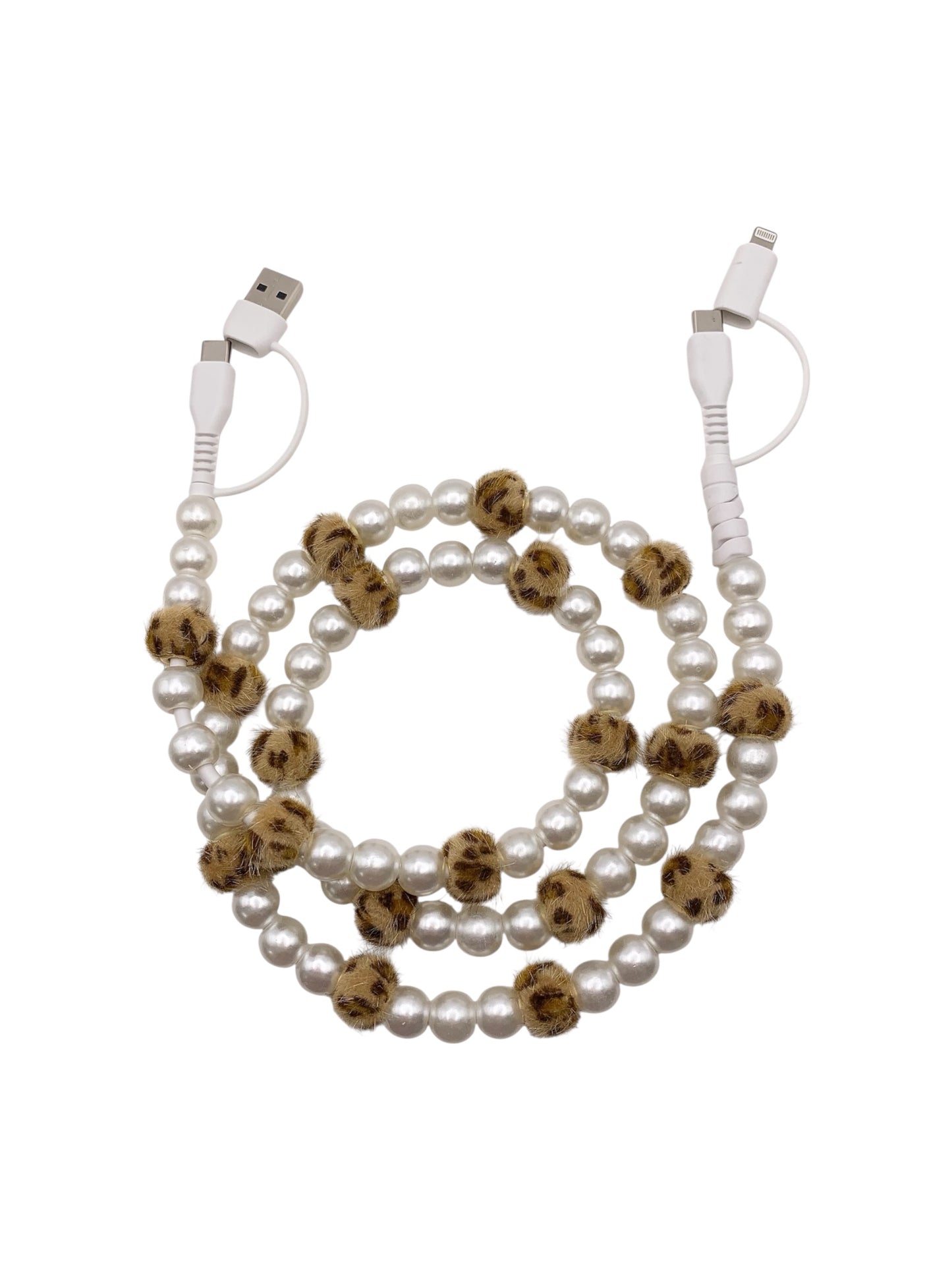 Beaded Phone Charger • Cheetahlicious