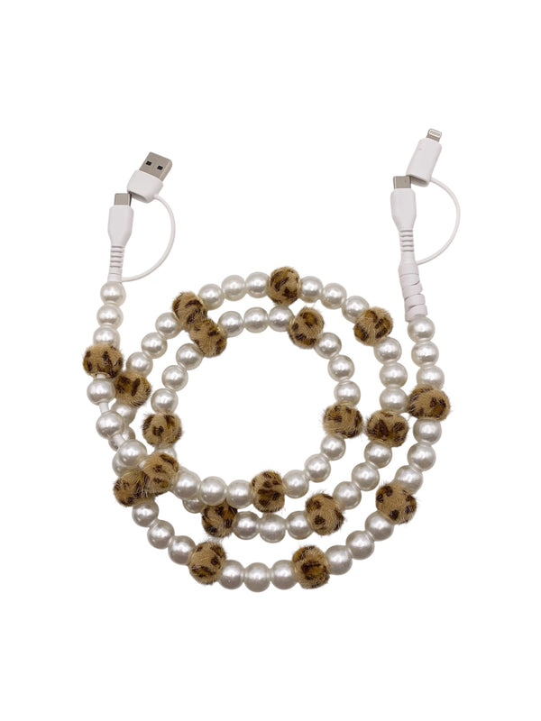 Beaded Phone Charger • Cheetahlicious