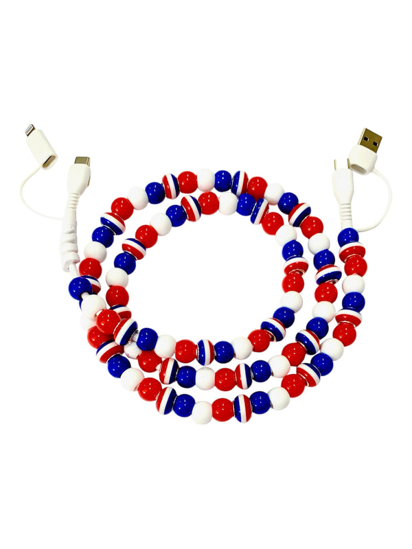 Beaded Phone Charger • USA