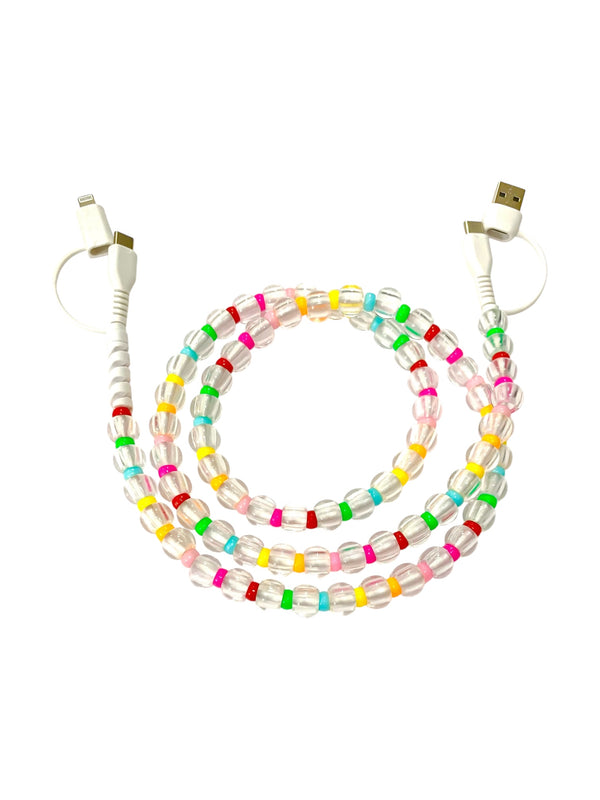 Beaded Phone Charger • Kaleidoscope