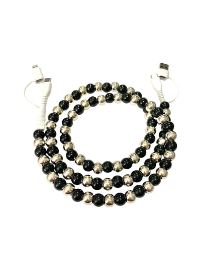 Beaded Phone Charger • Eclipse