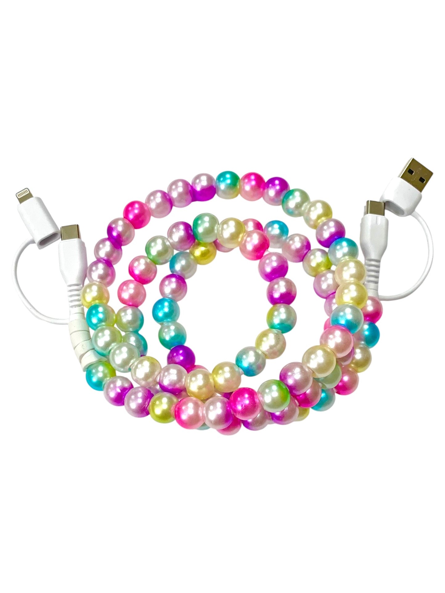 Beaded Phone Charger • Carnival