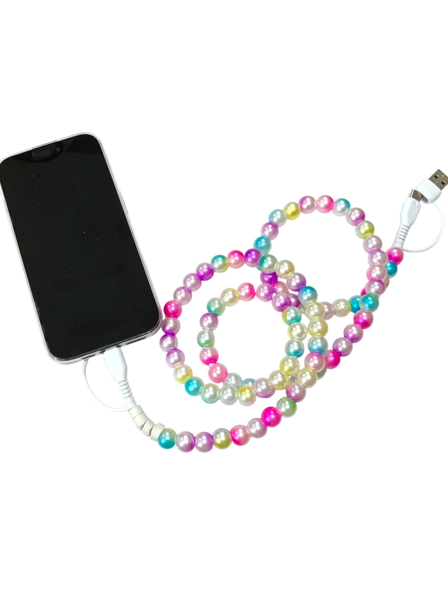 Beaded Phone Charger • Carnival