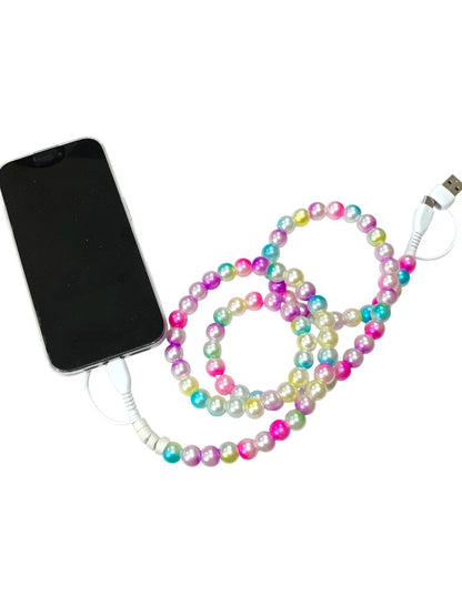 Beaded Phone Charger • Carnival