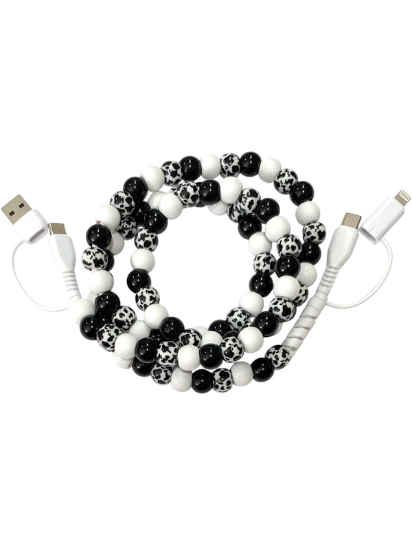 Beaded Phone Charger • Moooo