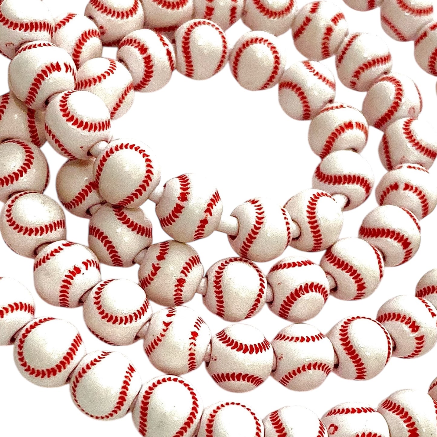 Beaded Phone Charger • Baseball Charging Cord