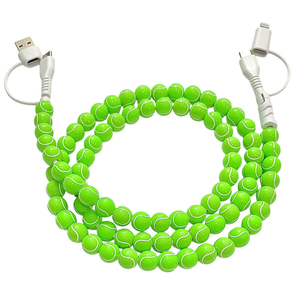 Beaded Phone Charger • Tennis Charging Cord