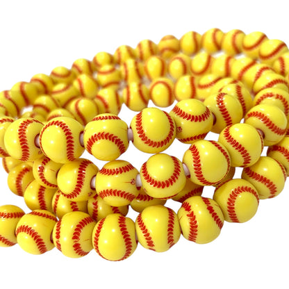 Beaded Phone Charger • Softball Charging Cord