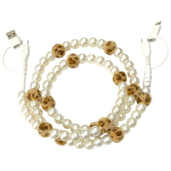 Beaded Phone Charger • Cheetahlicious